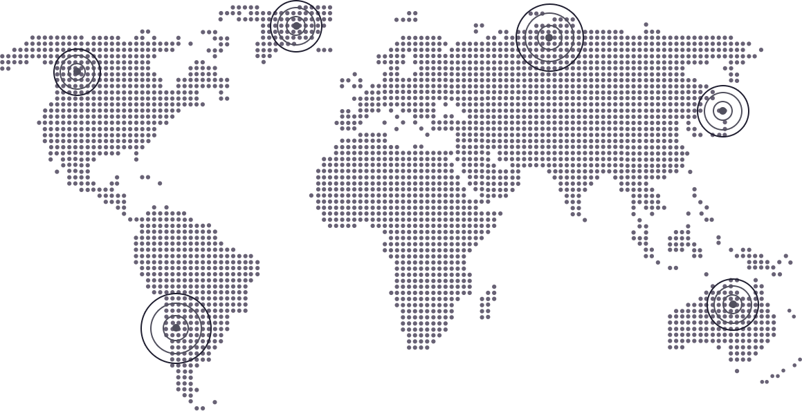 Background world map showing global connectivity